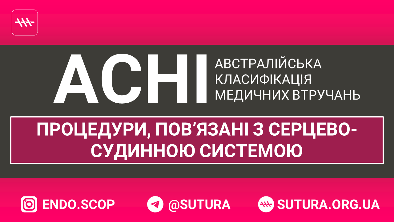 ACHI Процедури, пов’язані з серцево-судинною системою